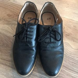 H&M black oxfords